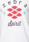 Camiseta Zebra Spirit Branca - Marca Zebra