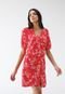 Vestido GAP Curto Floral Vermelho - Marca GAP