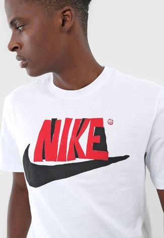 Camiseta Nike Sportswear M Nsw Ss Tee 2 Reve Branca - Compre Agora