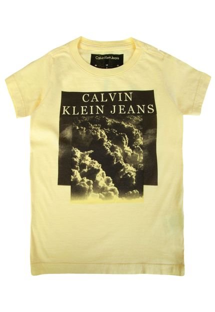 Camiseta Calvin Klein Kids Amarela - Marca Calvin Klein Kids