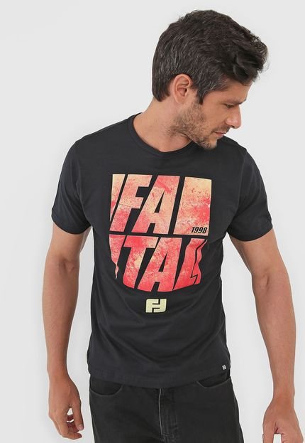 Camiseta Fatal Logo Preta - Marca Fatal