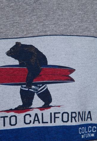 Camiseta Colcci Fun Bear Cinza