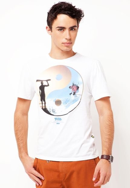 Camiseta Triton Brasil Equilibrium Off-White - Marca Triton