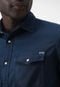 Camisa Jeans Jack & Jones Bolsos Azul-Marinho - Marca Jack & Jones