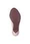 Peep Toe Couro Anna Flynn Rosa - Marca Anna Flynn