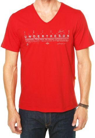 Camiseta Triton Reta Vermelha