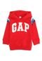 Blusa de Moletom GAP Infantil Vermelho - Marca GAP