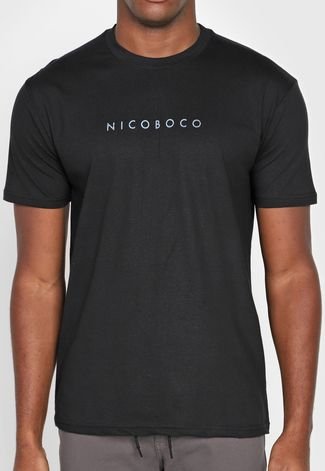 Camiseta Nicoboco Wormmon Preta