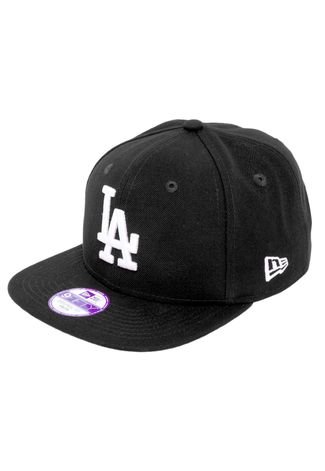 Boné New Era Snapback Los Angeles Dodgers Preto