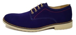 Sapato Casual Sartre Modern Pespontos Azul