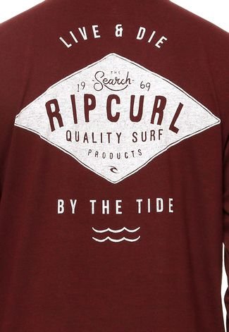 Camiseta Rip Curl By The Tide Vinho
