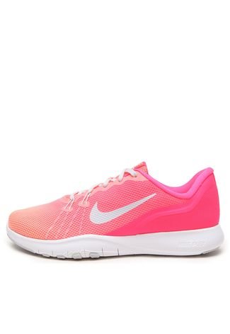 Tênis Nike W Flex Trainer 7 Fade Laranja/Rosa