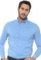 Camisa Banana Republic Slim Fit Tech-Stretch Azul - Marca Banana Republic