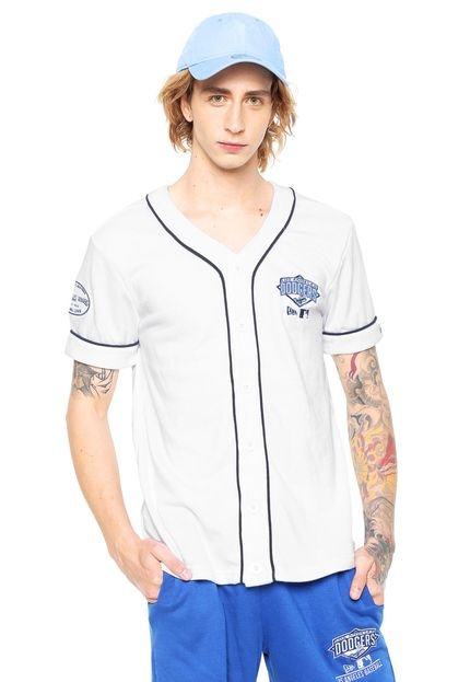 Camisa New Era Reta Core Dodgers Azul - Marca New Era