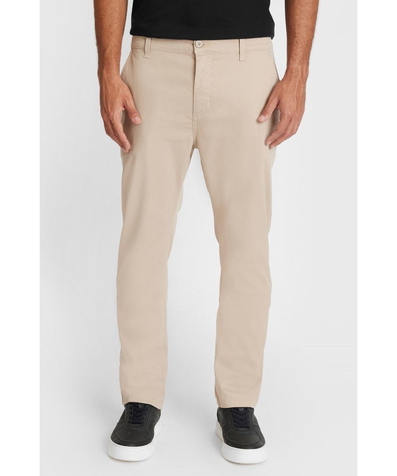 Calça Color Chino Clássica Areia - Marca Aramis