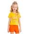 Conjunto Infantil Blusa Com Shorts Rovi Kids Amarelo - Marca Rovitex Kids