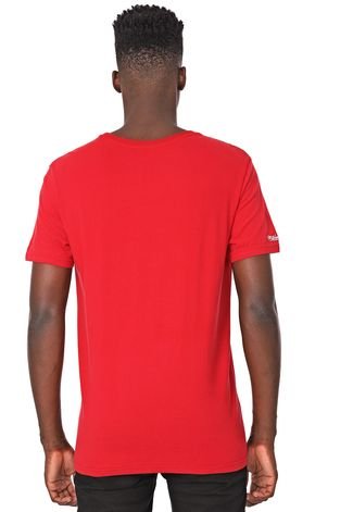 Camiseta Mitchell & Ness Player Vinc Toronto Raptors Vermelha