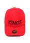 Boné Kings Snapback Logo Bordado Vermelho - Marca Kings