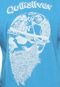 Camiseta Quiksilver Slim Skull Soldier Azul - Marca Quiksilver