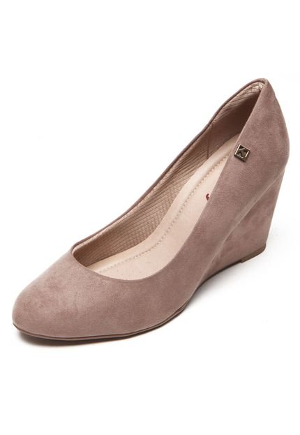 Scarpin Piccadilly Fosco Bege - Marca Piccadilly