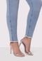 Calça Jeans Skinny Plus Size Cropped Chapa Barriga - Marca Lunender