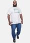 Camiseta Ecko Plus Size Masculina 3D Brand Branca - Marca Ecko