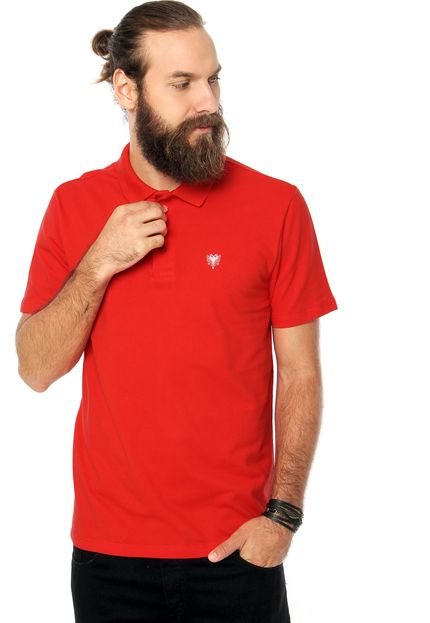 Camisa Polo Cavalera Logo Vermelha - Marca Cavalera