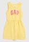 Vestido GAP Infantil Logo Amarelo - Marca GAP