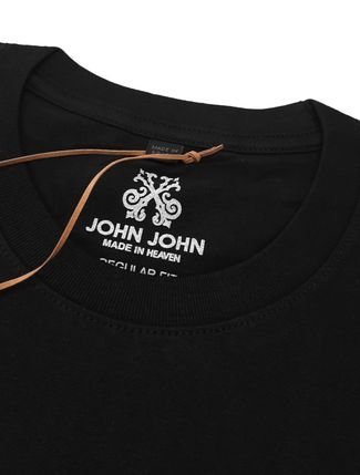 Camiseta John John Logo Chumbo Degrade - Outlet360
