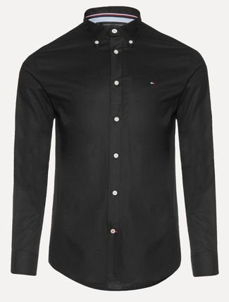 Camisa Tommy Hilfiger Masculina Manga Curta Regular Core Oxford