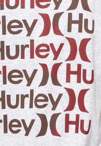Camiseta Manga Curta Camiseta Hurley Intersec Cinza