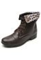 Bota Coturno Foot Way Estampa Marrom - Marca Foot Way