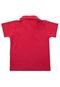 Camisa Polo Elian Bordado Vermelha - Marca Elian