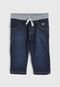 Calça Colorittá Infantil Efeito Jeans Azul-Marinho - Marca Colorittá