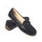 Mocassim Dockside Feminino Couro Fivela Moderno Conforto Preto 34 Preto - Marca Liliah Shoes