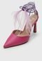 Scarpin My Shoes Plumas Pink - Marca My Shoes