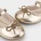 Sapatilha Infantil Bibi Ballerina Mini Dourada com Laço 1152070 20 - Marca Calçados Bibi