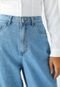 Calça Jeans Malwee Wide Leg Lisa Azul - Marca Malwee