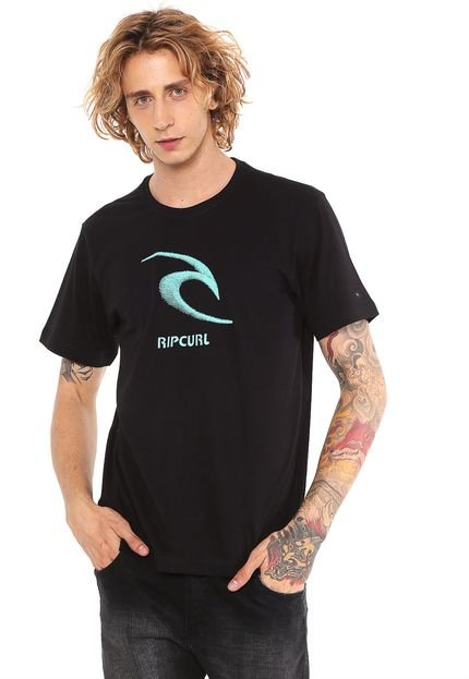 Camiseta Rip Curl Threaded Preta - Marca Rip Curl