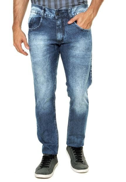 Calça Jeans Biotipo Slim Fit Acid Azul - Marca Biotipo