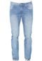Calça Jeans Calvin Klein Slim Estonada Azul - Marca Calvin Klein