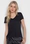 Blusa Lunender Lisa Preta - Marca Lunender