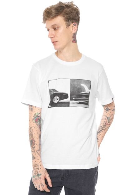 Camiseta Quiksilver High Speed Pursuit Branca - Marca Quiksilver