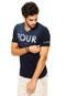 Camiseta Manga Curta Colcci Four Azul - Marca Colcci