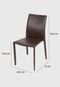 Cadeira De Jantar Glam Retro OrDesign Marrom - Marca Ór Design
