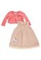 Vestido Hello Kitty Charm Bege - Marca Hello Kitty