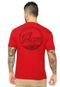 Camiseta Manga Curta Volcom Curcular Vermelha - Marca Volcom