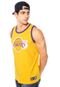 Regata New Era Logo Los Angeles Lakers Amarela - Marca New Era