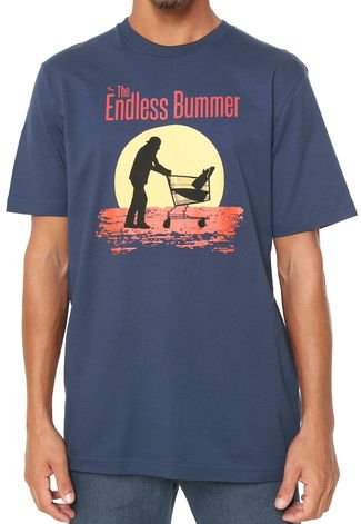 Camiseta ...Lost Endless Bummer Azul-marinho