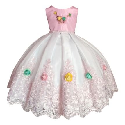 Vestido para Princesinha Liminha Doce - Infantil